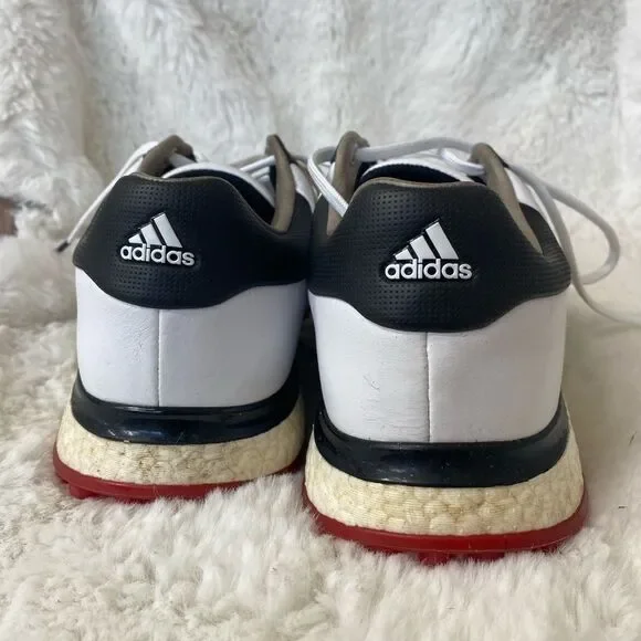 Adidas Tour360 XT-SL Spikeless white golf shoes 10